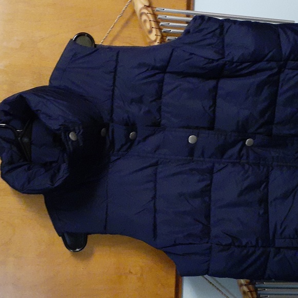 Old navy puffer vest navy blue  size large  brand new  never worn! - Picture 1 of 4